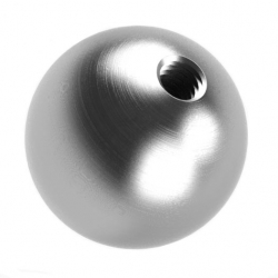 Kulka pełna Ø30 mm z gwintem M8, AISI 304, szlifowana